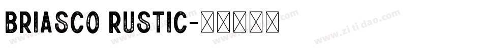 Briasco Rustic字体转换